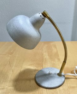 Petite lampe argentée