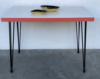 Table de cuisine pieds Eiffel