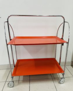 Desserte pliante roulante