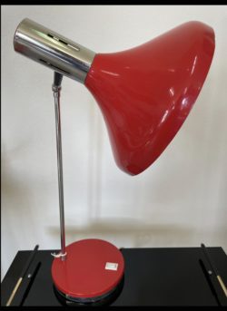 Grande lampe  rouge 1970